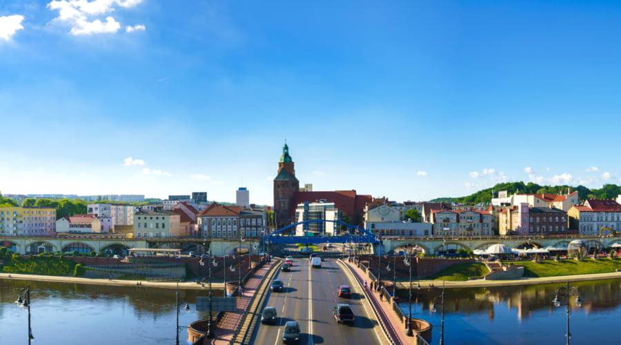 Vi erbjuder ett brett urval av biluthyrningsalternativ i Gorzów Wielkopolski.